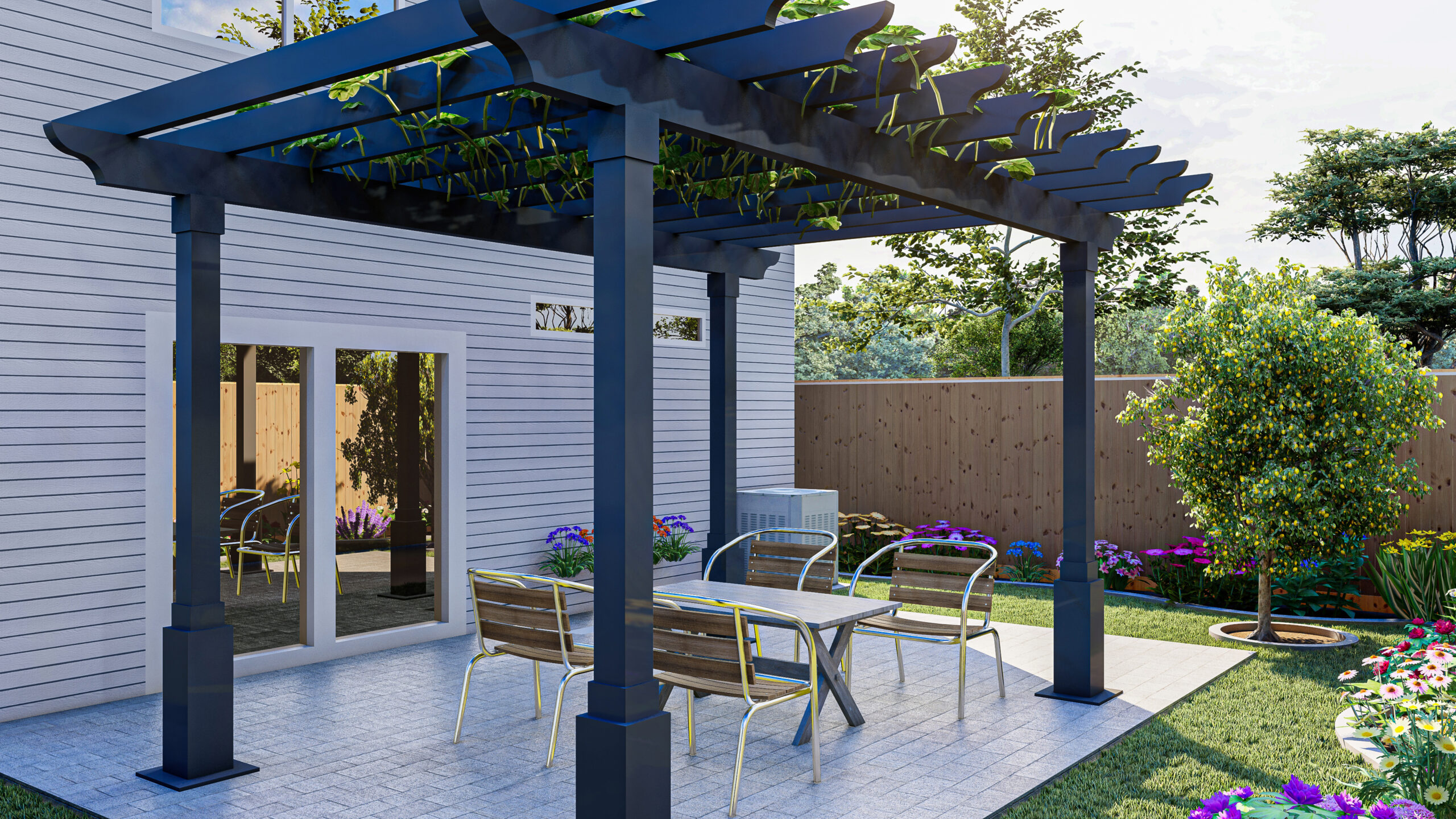 3d-rendered-black-pergola